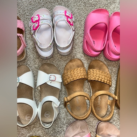 Toddler Girl Size 10 Sandals Shoe Lot - Picture 9 of 14